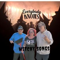 Bob, Tiffany and Dan with witches in the background